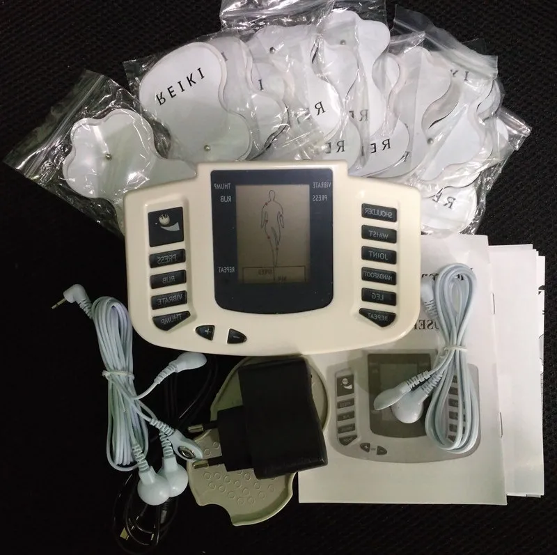 Massager Electrical Stimulator Full Body Relax Muscle Therapy Massager Pulse tens Acupuncture Health Care Slimming Machine12pads Massager Electrical Stimulator Full Body Relax Muscle Therapy Massager Pulse tens Acupuncture Health Care Slimming Machine12pads