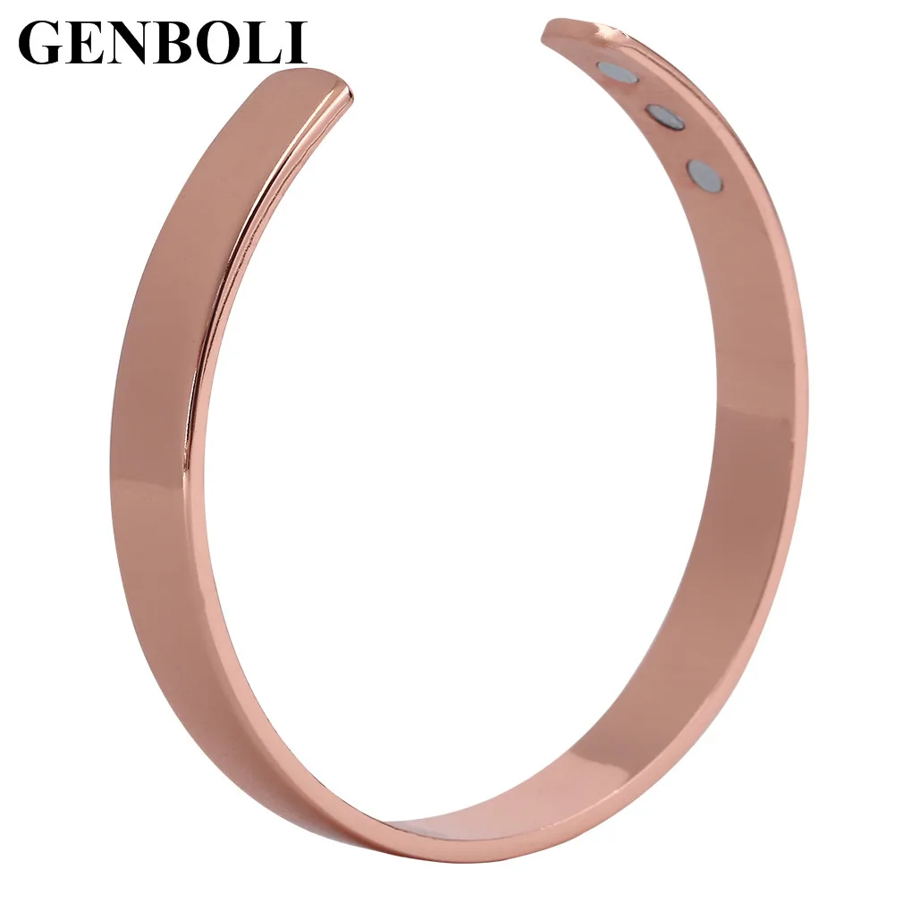 

Unisex Magnetic Bracelet Pure Copper Energy Magnetic Healthy Care Bracelets Bangle Jewelry Fitness bracelet for women gift &15
