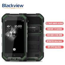Blackview BV6000 4.7 inch 4G Smartphone Android 7.Zero 3GB RAM 32GB ROM Octa Core 2.0GHz 5MP + 13MP Cameras IP68 Waterproof NFC
