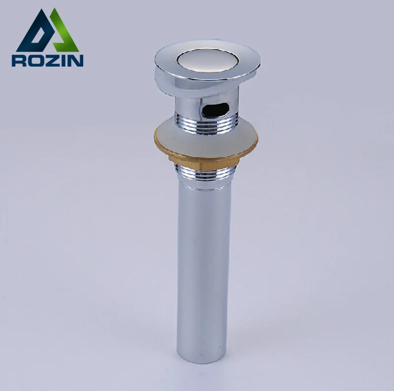 Buy Chrome Brass Bathroom Basin Pop Up Waste Vanity