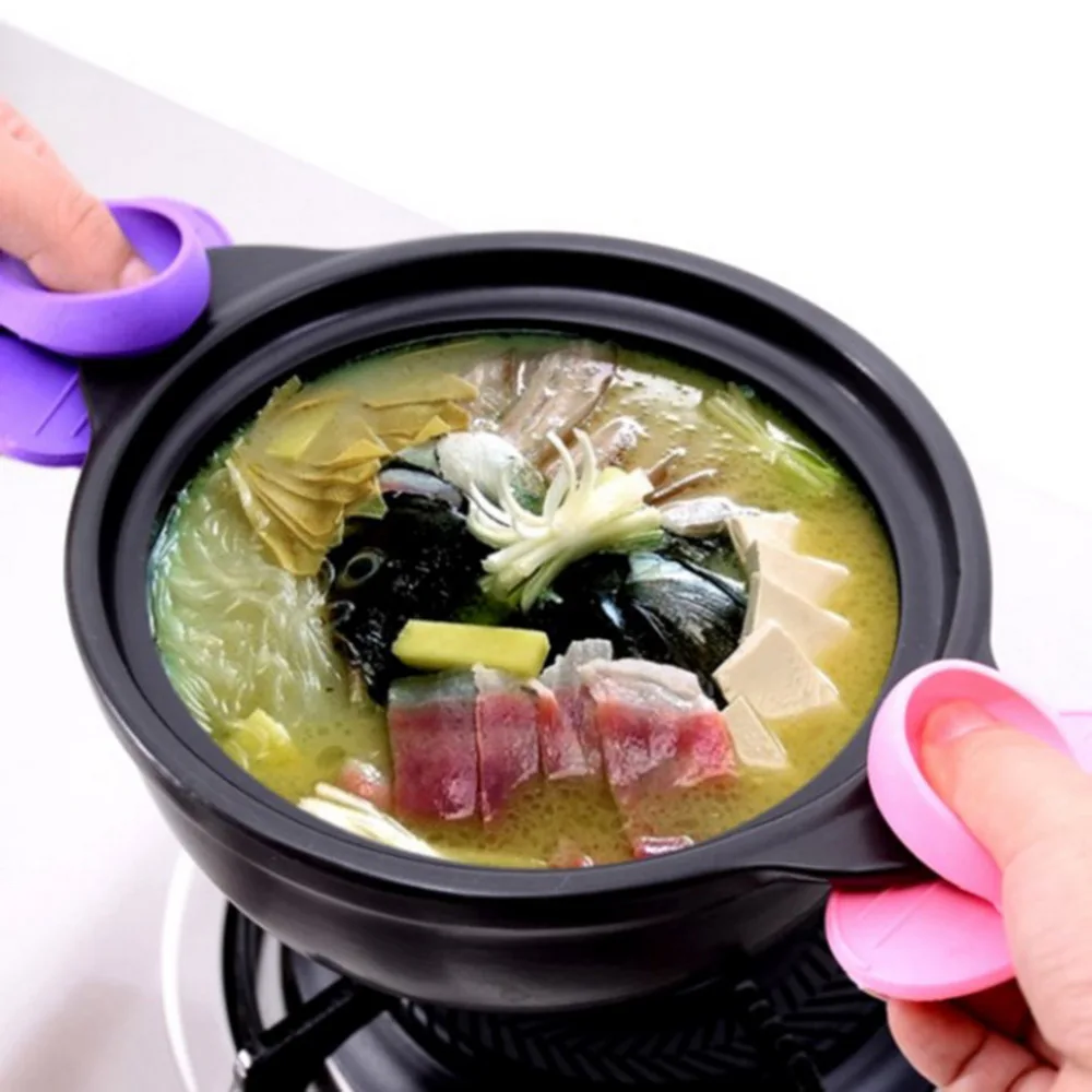 Microwave Oven Mitts Kitchen Cooking Convenient Silicone Non Slip