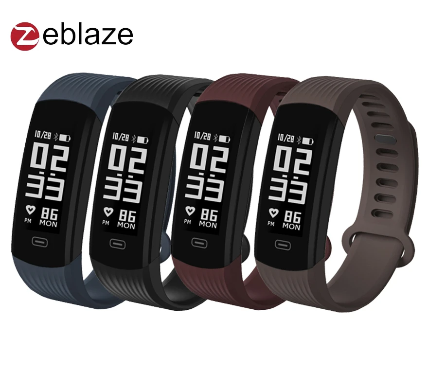 Zeblaze плагин хронограф Браслет Смарт Eletronics браслет в реальном времени пульсометр