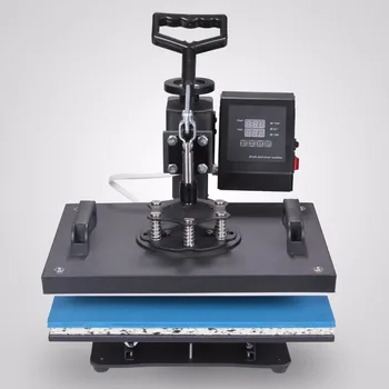 

6In1 Heat Press Machine Digital Transfer Sublimation T-shirt Mug Hat Phonecase