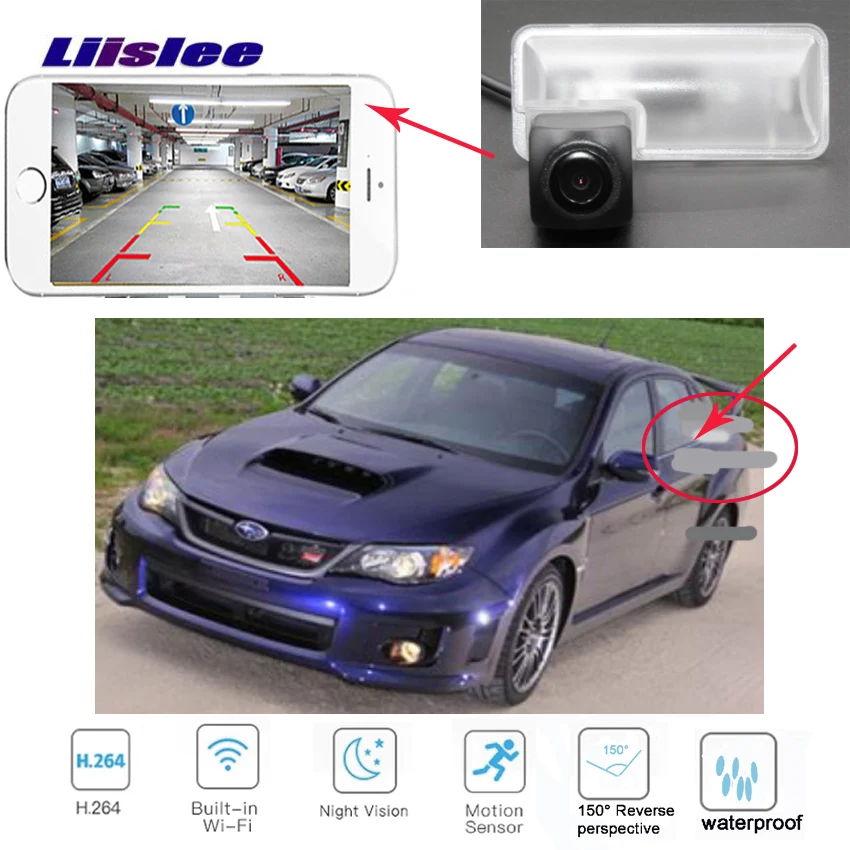 LiisLee новый продукт автомобильная камера заднего вида для Subaru Legacy 2011 ~ 2015 седан hd CCD