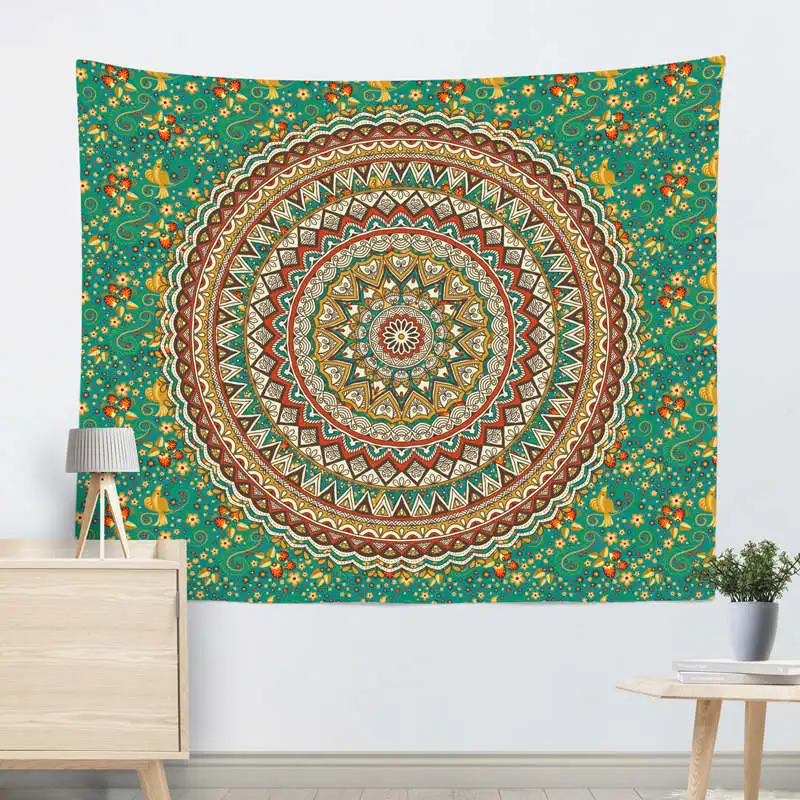 Indian Mandala Tapestry Wall Hanging HD Pixel Boho Decor Art Wall Cloth Tapestry Psychedelic Wall Carpet Throw Blanket Bedspread Indian Mandala Tapestry Wall Hanging HD Pixel Boho Decor Art Wall Cloth Tapestry Psychedelic Wall Carpet Throw Blanket Bedspread