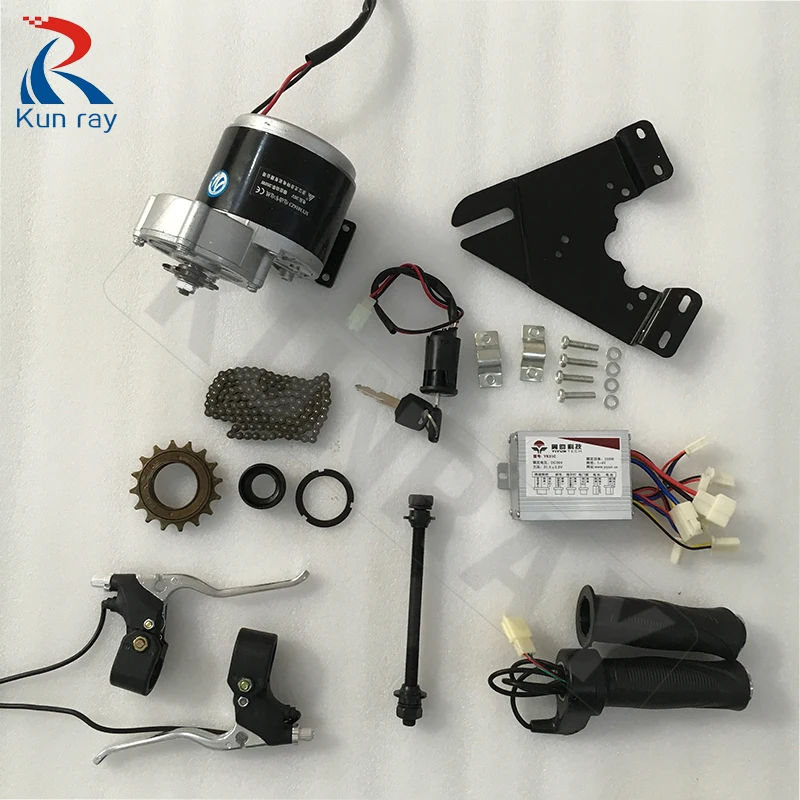 Getriebemotor Fahrrad Modifizierte Teile 24V 250W Metallgetriebe Set