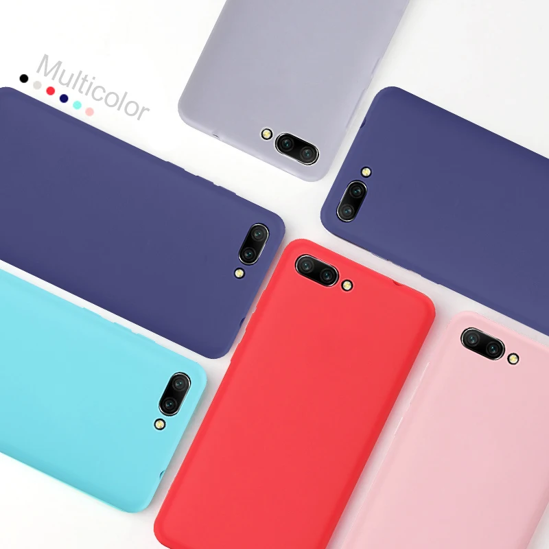 Мягкий чехол карамельного цвета для Huawei Honor 8X Max 10 9 Lite Note 8C V9 Play 6C 7C Pro Nova 4 P Smart 2019