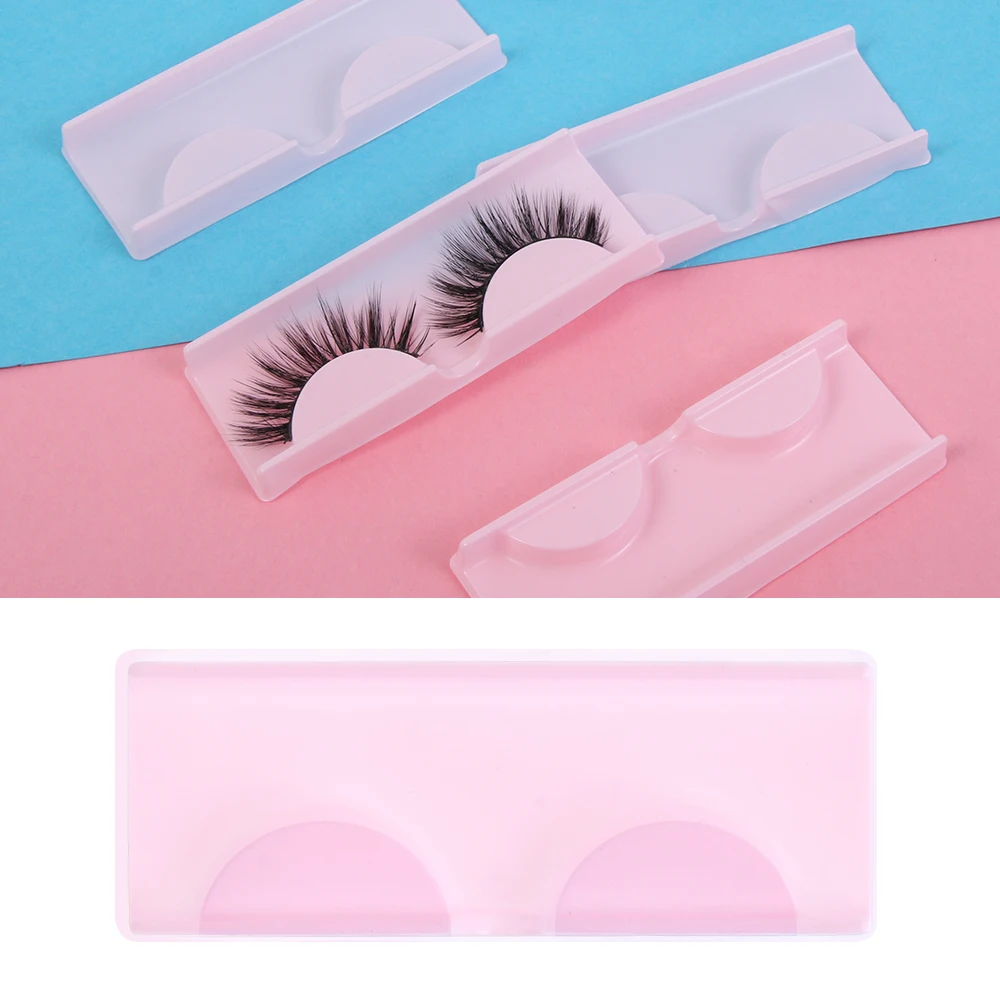 10PCS Cosmetic Case Organizer Display Portable Plastic False Eyelashes EyeLashes Storage Box MakeupContainer Travel For Beauty