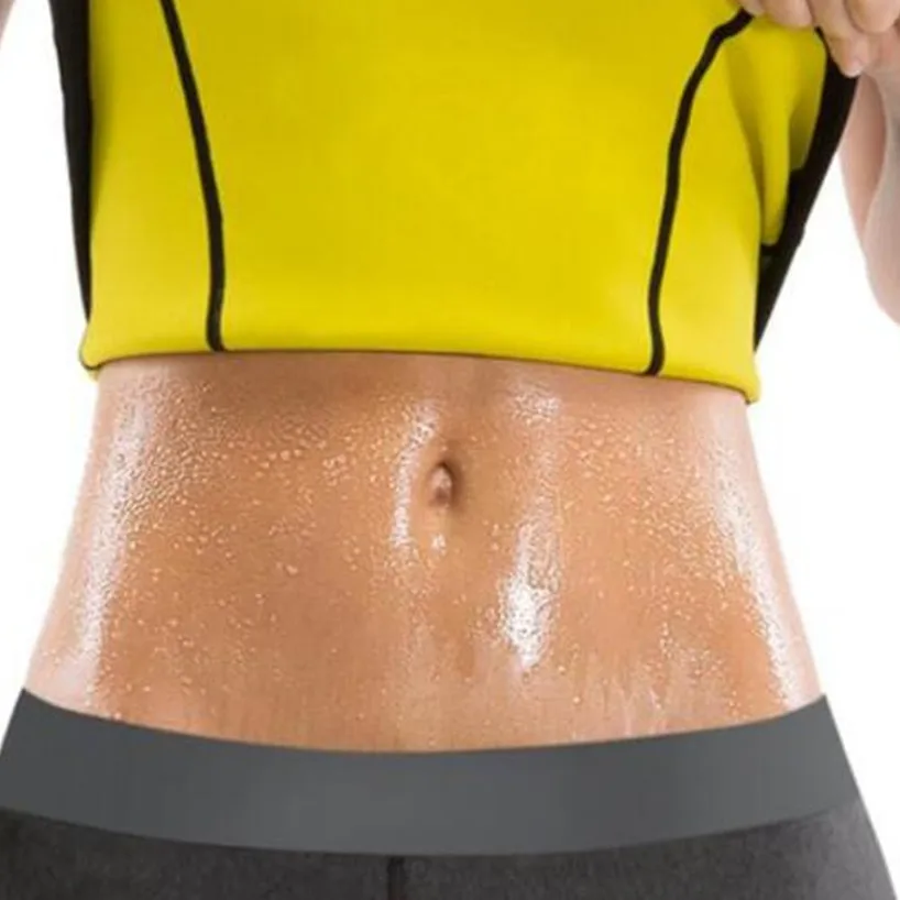 Горячие формы женский с коротким рукавом костюм для бодибилдинга Спортивная одежда для йоги бега футболка стрейч неопрена футболка бандаж для похудения