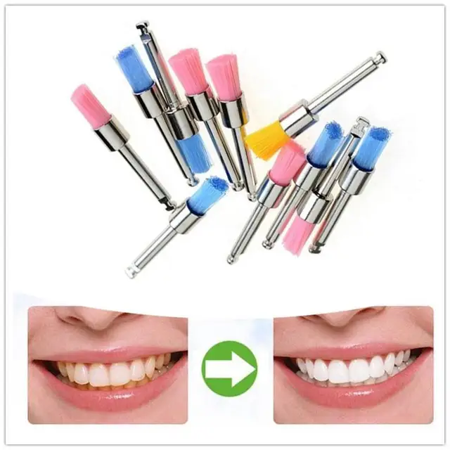 100pcs Dental polishing cup Disposable Dental Prophy Brush Cup