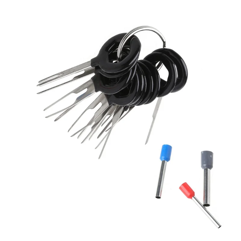 

11Pcs/Set Terminal Removal Tools Car Electrical Wiring Crimp Connector Pin Extractor Kit W315