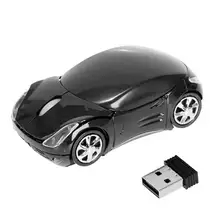 Автомобильный ноутбук в форме ПК 1000 dpi USB 13mA 3,0 V 2,4G режим Plug and play, не нужен драйвер. Беспроводной оптический Мышь