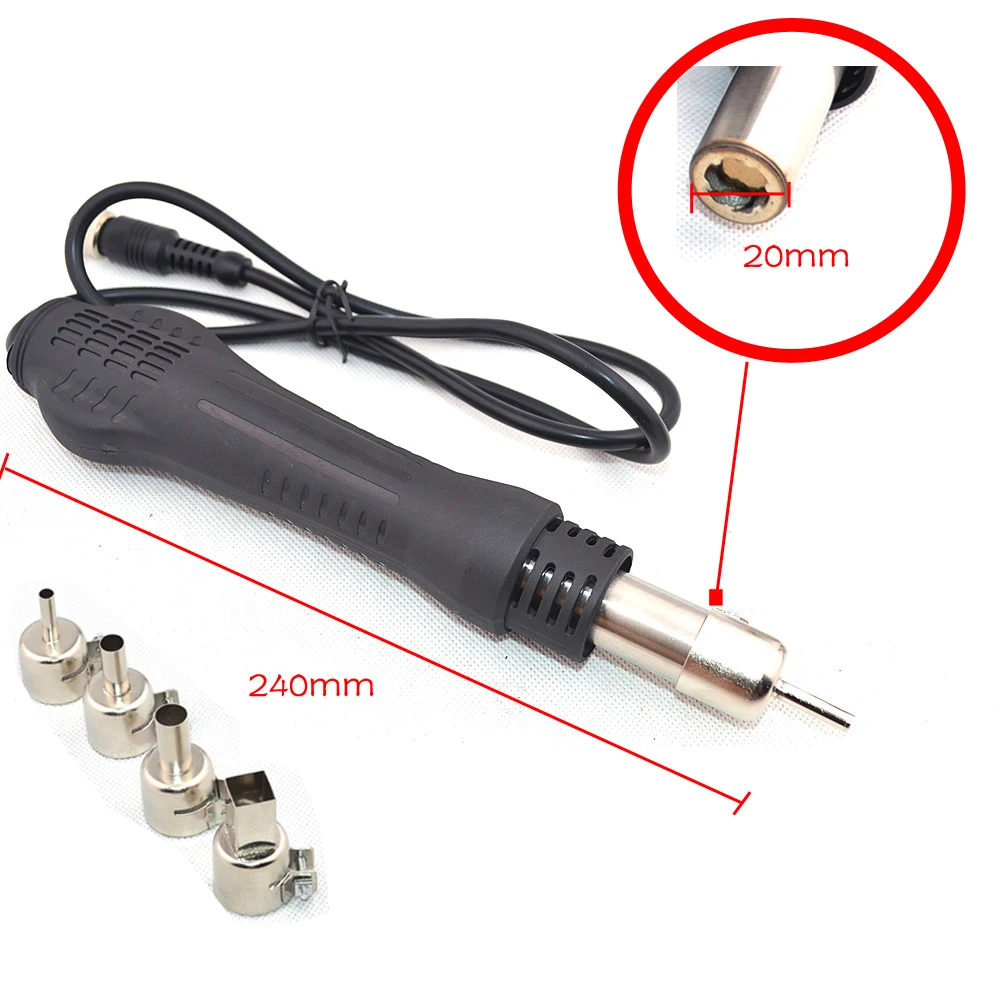 750W 8586 2in1 Electric Soldering Irons Soldering Station +Hot Air Gun Solder Station with BGA SMD PCB IC Repair 6