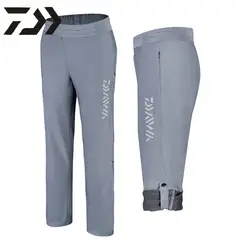 DAIWA спортивные штаны 2019 Новый профессионал мужчины штаны рыболовные антистатические анти-УФ быстросохнущие ветрозащитные дышащие брюки