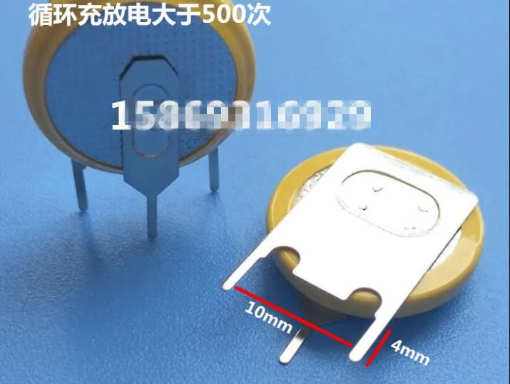 10PCS LIR1620 3.6V Button Battery Charging Button Lithium Electronics