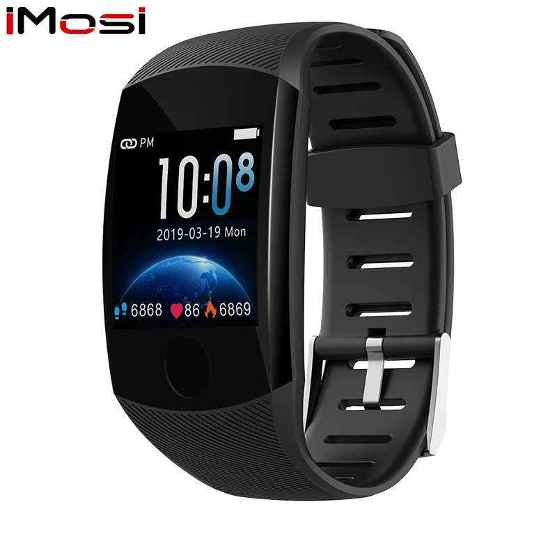 

Imosi Q11 Blood Pressure Heart Rate Monitor Smart Watch IP67 Waterproof Sport Fitness Trakcer Watch Men Women Smartwatch