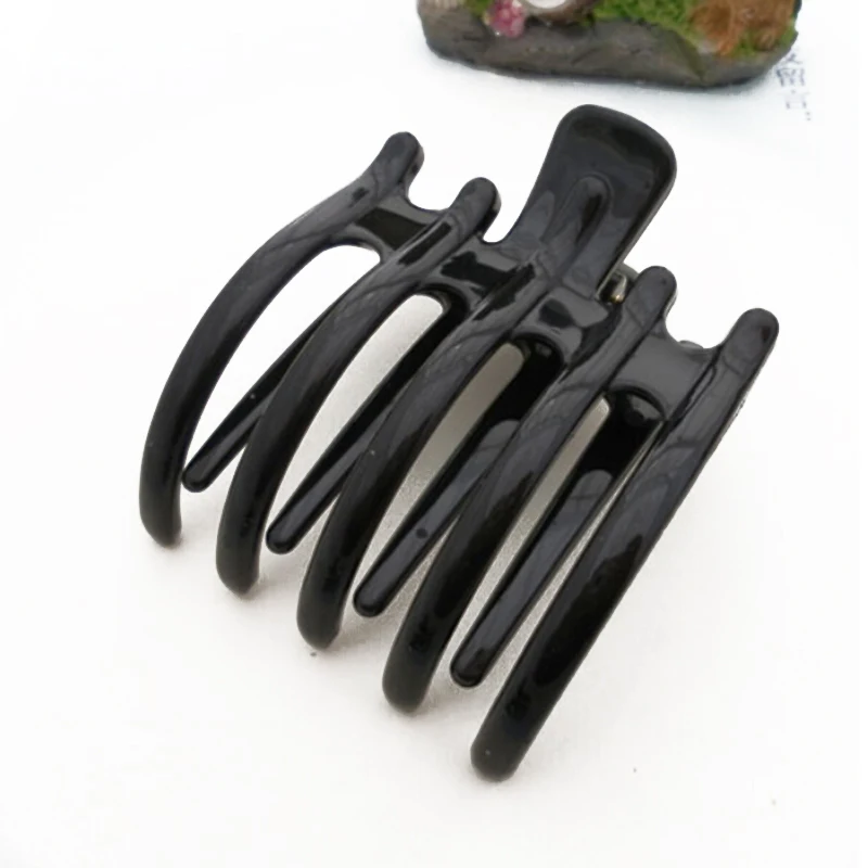 Hair Claws Simple Strong Crab Hair Clips Clamp Black Coffee Hairpin