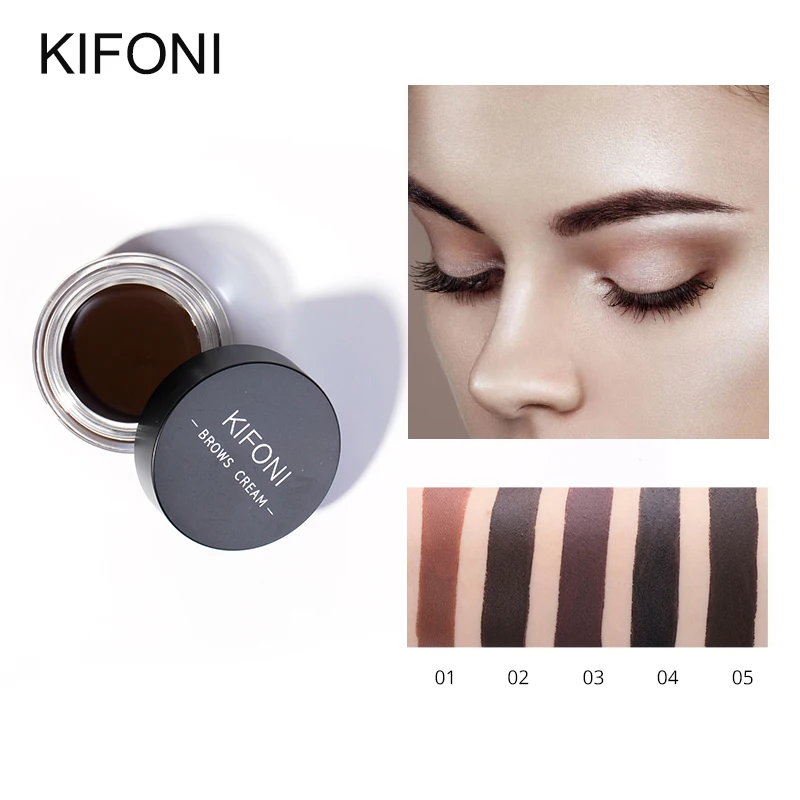 

KIFONI New Arrivals Professional Eyebrow Gel 5 Colors High Brow Tint Makeup Eyebrow Brown Eyebrow Gel With Brow Brush Tools