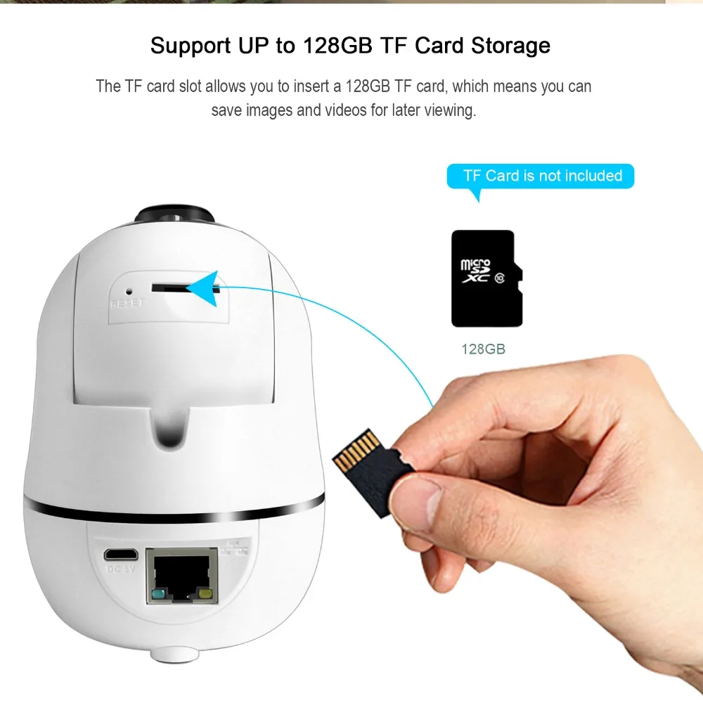 BESDER HD 1080P 720P Домашняя безопасность PTZ IP камера Wi Fi беспроводная мини Аудио Wifi