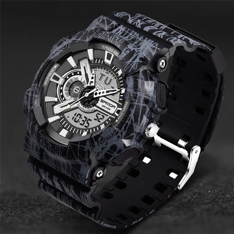 Мужские светодиодный кварцевые цифровые часы reloj hombre мужские s лучший бренд