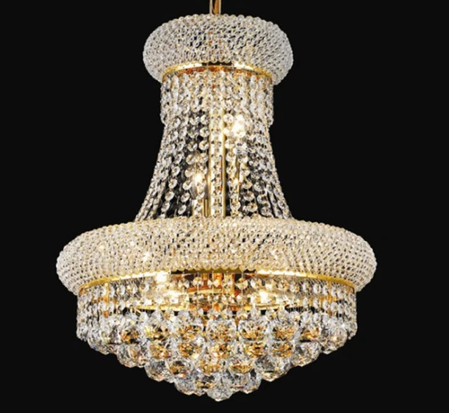 Phube Lighting French Empire Gold Crystal Chandelier Chrome Phube Lighting French Empire Gold Crystal Chandelier Chrome Chandeliers Modern Light Free