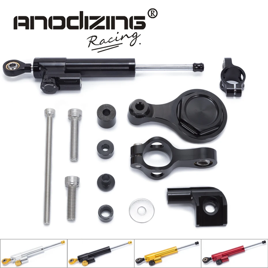 Najtaniej Motocykl Steering Damper stabilizator liniowa odwrócona kontrola bezpieczeństwa uchwyt do YAMAHA YZF R1 R6 2006 2007 2008 2009 2010 2016