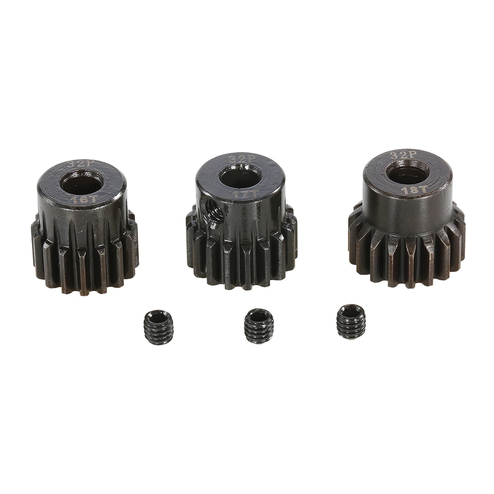 

32P 16T 17T 18T 19T 20T 21T Metal Pinion Motor Gear Kit for RC Car 1/8 RC Rock Crawler Buggy Truck Cars Parts