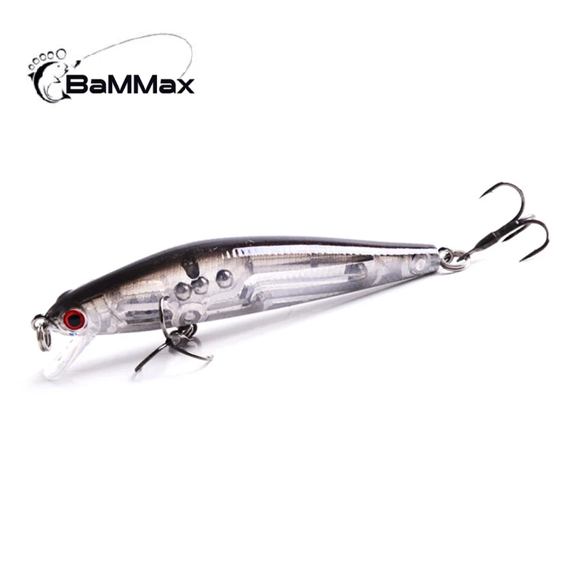 Bammax Minnow Fishing Lure Hard Bait 7.3cm 6.5g Fly Fishing Tackle Artificial Hard Wobbler Bait Lifelike accessories Pesca Bass