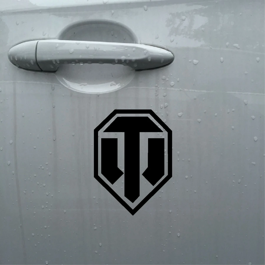 2 Pz/Set Mondo Di Carri Armati Decalcomanie Auto E Vinile Adesivo Car Styling Decorazione