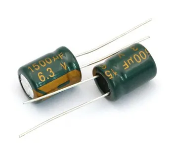 

100PCS 1500uF 6.3V Aluminum Electrolytic Capacitor 1500uF6.3V 10*13MM
