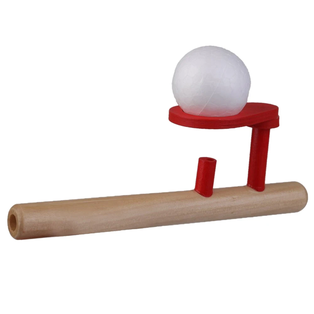 MACH Classic Wooden Games Floating Ball Blow Tube & Balls Blows Toysin
