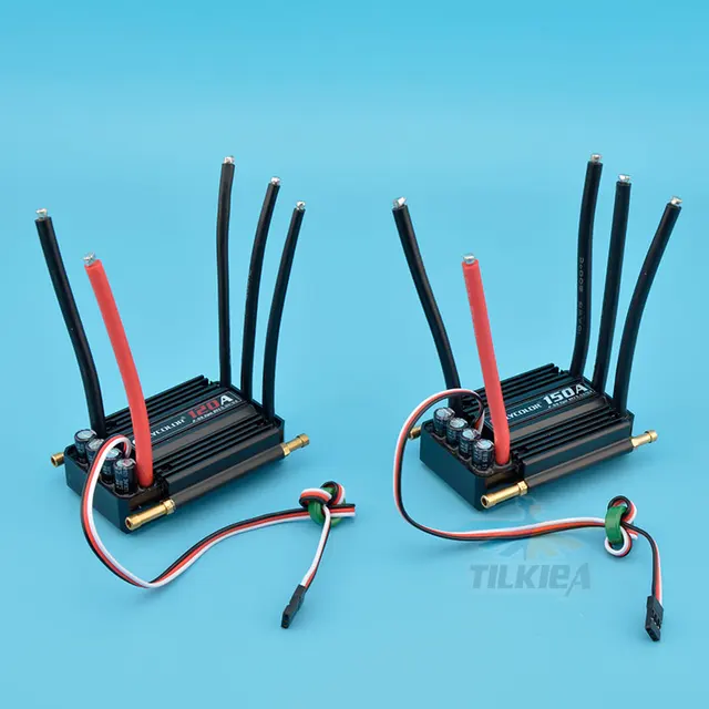 Rc Boat Flycolor ESC 50A 70A 90A 120A 150A Brushless ESC Speed Controller Support 2-6S Lipo BEC 5.5V/5A for RC Boat 3