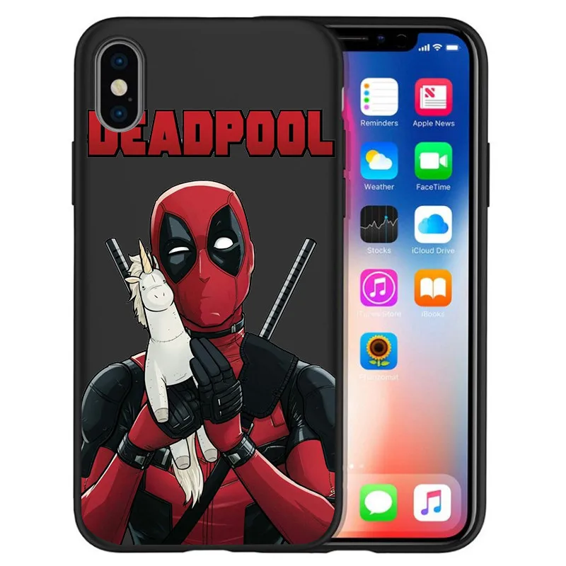 Для iPhone X XR XS Max 5 5S SE 6 6S 7 8 One Plus 5 5T 7 Pro Oneplus 6 6Tphone чехол для телефона Funda Coque Etui Marvel Deadpool