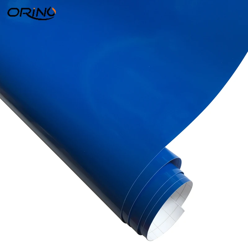 Dark Blue Glossy Vinyl Film Sticker-3