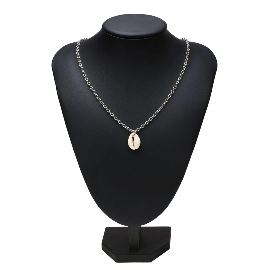 Vinatge Maxi Chokers Necklace Charming Beach Jewelry Shellhard Shells Cowrie Choker Necklace collares collier For Women