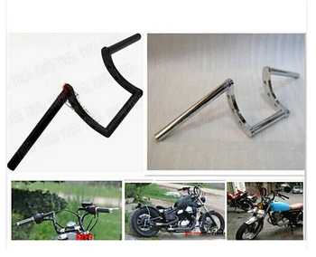 

Motorcycle 7/8" 22MM Drag Handlebars Z Bars For Honda Shadow Spirit Sabre Aero ACE Steed VLX 400 600 1100 DLX VTX1300 1800 Magna