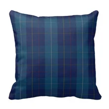 Lazy Traditional Mackerrell Clan Tartan Plaid Pillow Case (Size: 45x45cm) Free Shipping