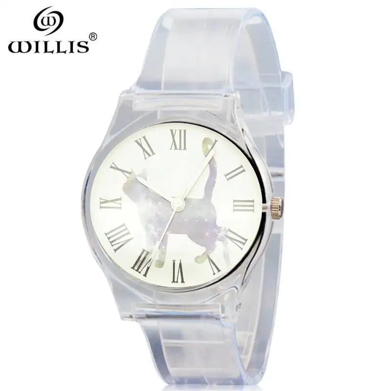 

WILLIS Brand Luxury Quartz Watches Women Silicone strap Watch 30M waterproof Ladies cat Dress Clock WristWatch relogio feminino