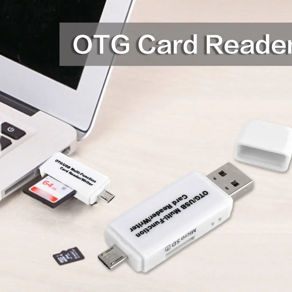 OTG Мобильный телефон камера кардридер TF sd-карта к USB micro USB 2 в 1 адаптер высокая скорость АБС-пластик