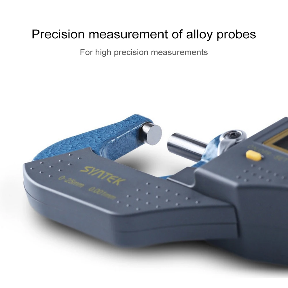 0,001 мм Цифровой наружный микрометр 0-25 мм 25-50 мм 50-75 мм 75-100 мм Электронный микрометр Калибр метр микрометр карбид