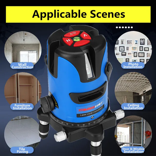 Cheap Self-leveling Laser +- 1mm/5m Green Light Line Laser Level 2/3/5 Lines Self Leveling Mechanism 360 Rotating Base AC100-240V Cheap Self-leveling Laser +- 1mm/5m Green Light Line Laser Level 2/3/5 Lines Self Leveling Mechanism 360 Rotating Base AC100-240V