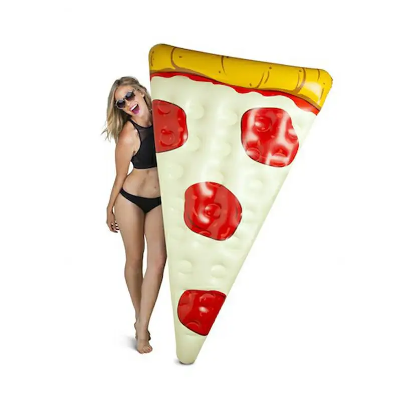 

RCtown PVC Pizza Shape Overwater Inflated Floating Row Raft Mat Floating Boat Water Bed Summer Beach Supplies Toy D30