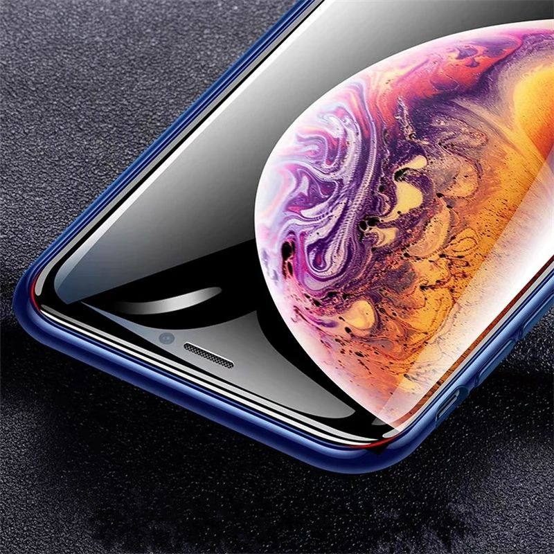 

2.5D 9H protective on the for iphone 6 glass screen protector tempered glass for iphone se 7 8 for iphone x xr screen protector