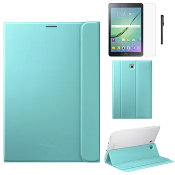 

20# Pu Leather Case For Samsung Galaxy Tab S2 8 Inch T710 T715 Open-face Design And Magnetic Closure Pen Film Case