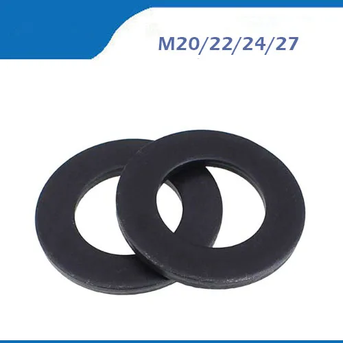 8.8 Grade Black Carbon Steel O Ring Spacer Gasket M20 M22 M24 M27 Shim