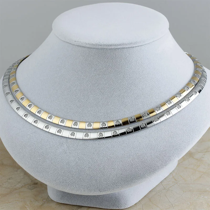 2016 New Stainless Steel Fashion Gold/Silver Women Collar Chokers Heart