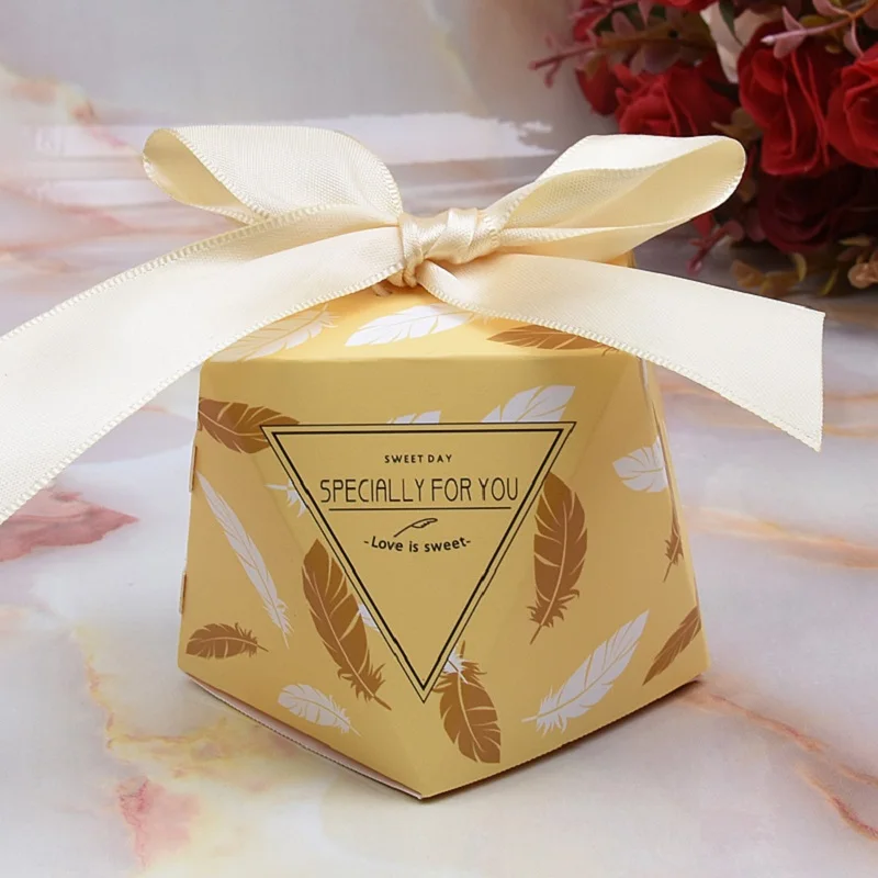 Multicolor Wedding Favor Box and Bags Sweet Gift Candy Boxes for Wedding Baby Shower Birthday Guests Favors Event Party Supplies (4)