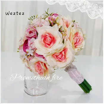 

Bridal Bouquet Wedding Accessories Bridesmaid Flower Wedding Bouquet Roses Mariage Supplies Wedding Bouquet PH10