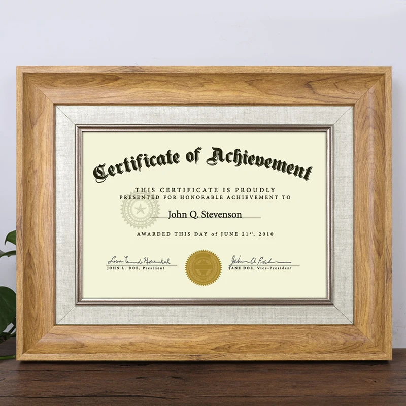 A4 Certificate Frame Wall Hanging A3 Medal Photo Frame License