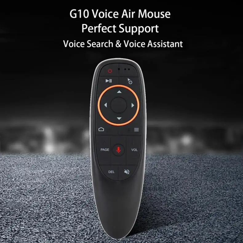 

Voice Remote Control 2.4g Wireless Microphone IR Learning TV Box Air Mouse with Gyro for Android TV Box T9 / H96 / X96 Mini New